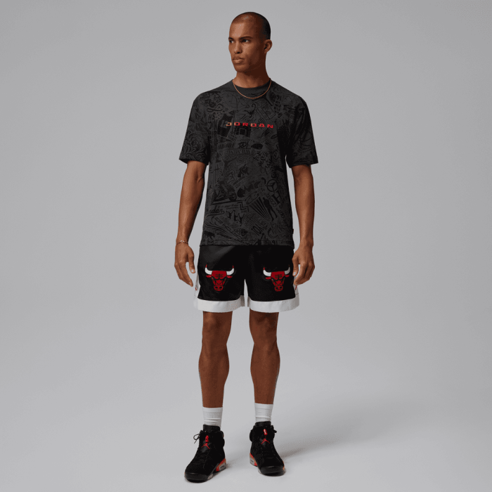 T-shirt Jordan Brooklyn black/university red