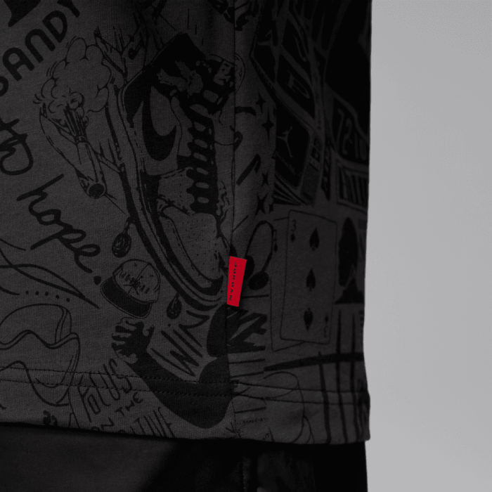 T-shirt Jordan Brooklyn black/university red