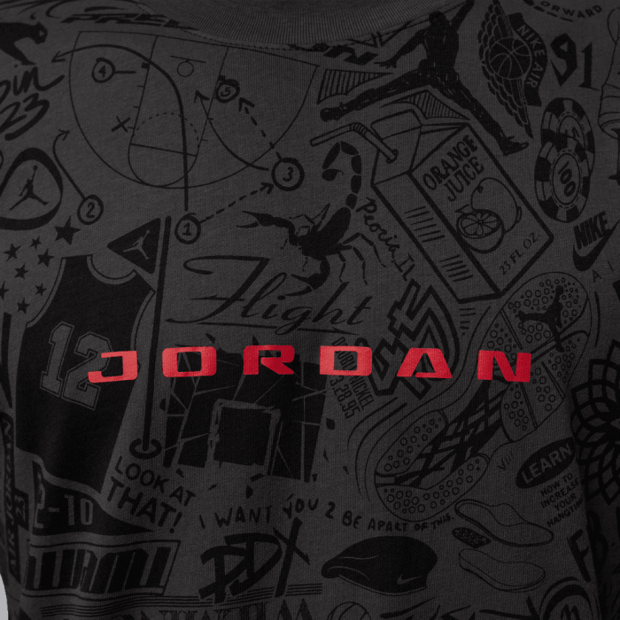 T-shirt Jordan Brooklyn black/university red
