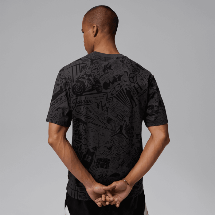 T-shirt Jordan Brooklyn black/university red