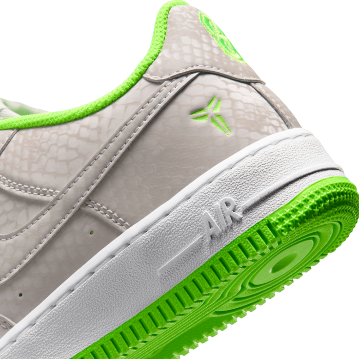 Nike Kobe Air Force 1 Low vast grey/electric green