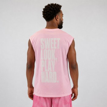 Débardeur b4b "Sweet Look. Play Hard." Pink