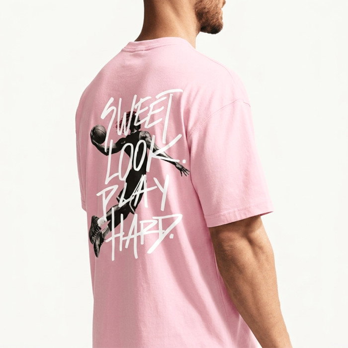 T-shirt b4b "Sweet Look. Play Hard." Pink