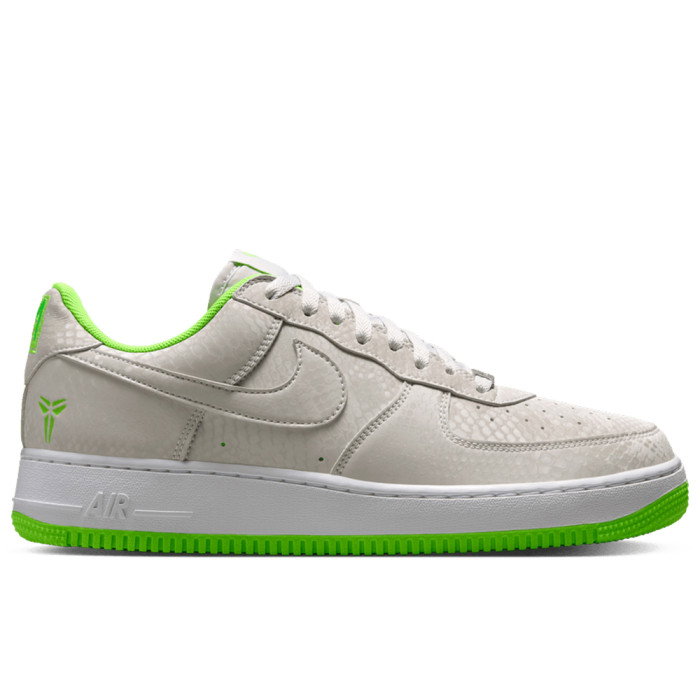 Nike Kobe Air Force 1 Low vast grey/electric green-white