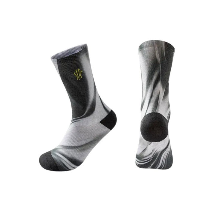 Chaussettes Anta Kai Crew Basketball gris