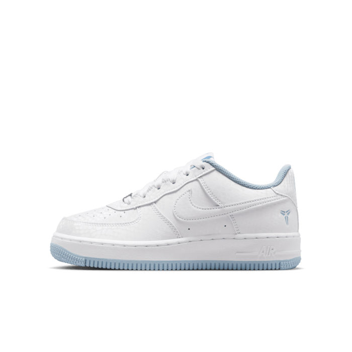 Nike Air Force 1 Low Kobe Forever White Enfants GS