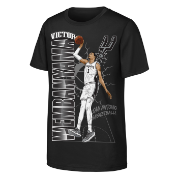 T-shirt NBA Enfants Victor Wembanyama San Antonio Spurs New Heights SS Cotton Tee