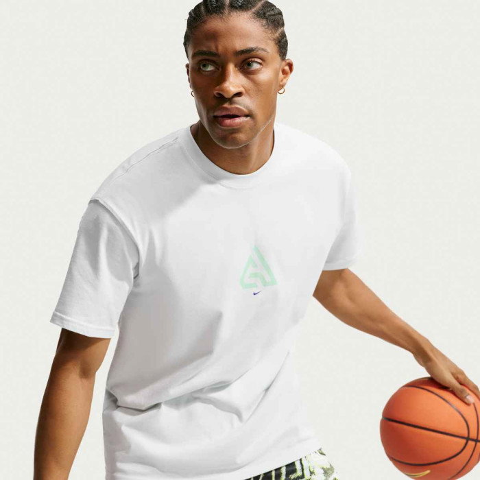 T-shirt Nike Giannis Logo off white
