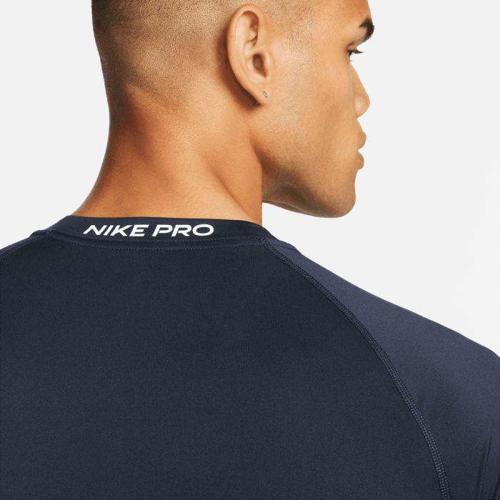 T-shirt Nike Pro manches courtes obsidian/white