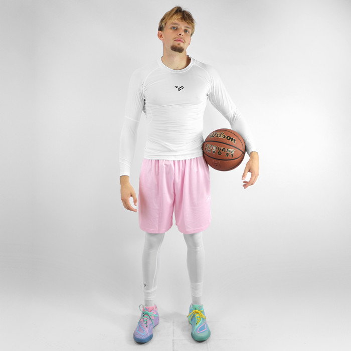 T-shirt Manches Longues Compression b4b PERF White