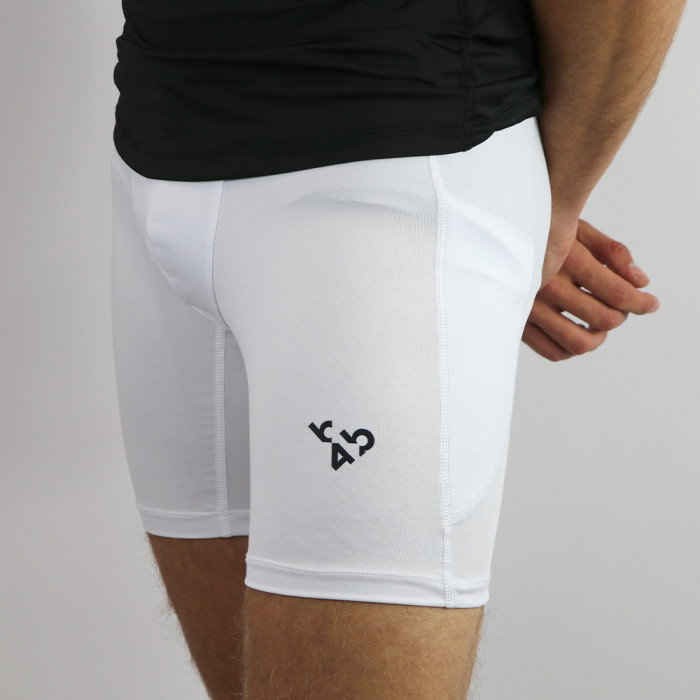 Short Compression b4b PERF White