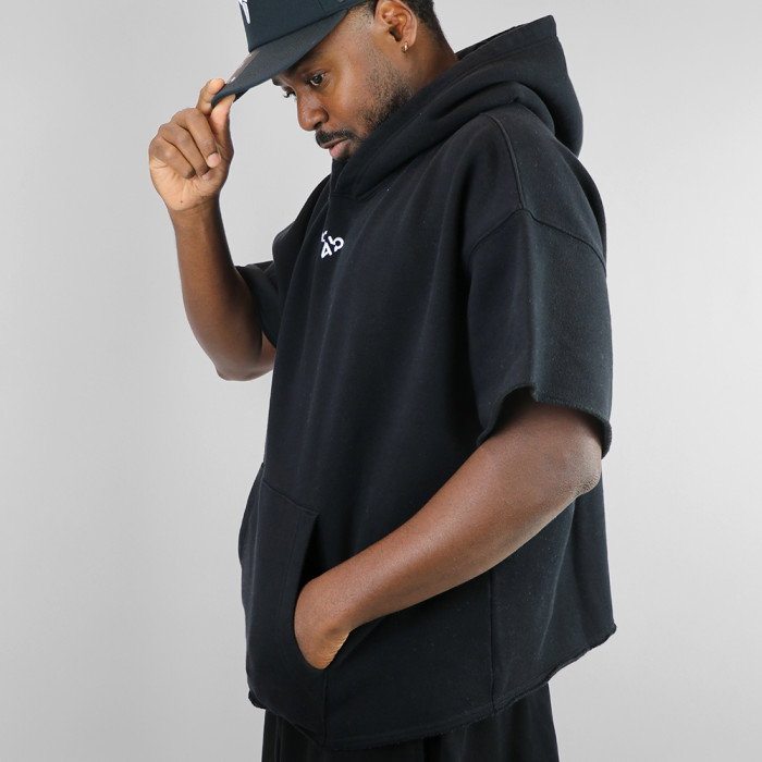 Hoodie Short Sleeve b4b CORE Black