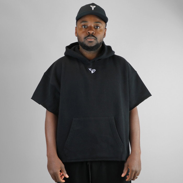Hoodie Short Sleeve b4b CORE Black