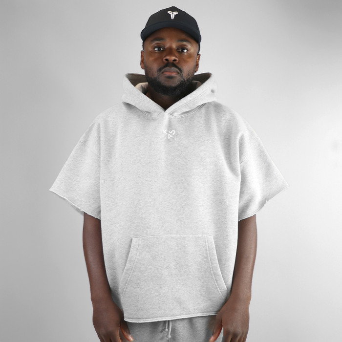 Hoodie Short Sleeve b4b CORE Grey