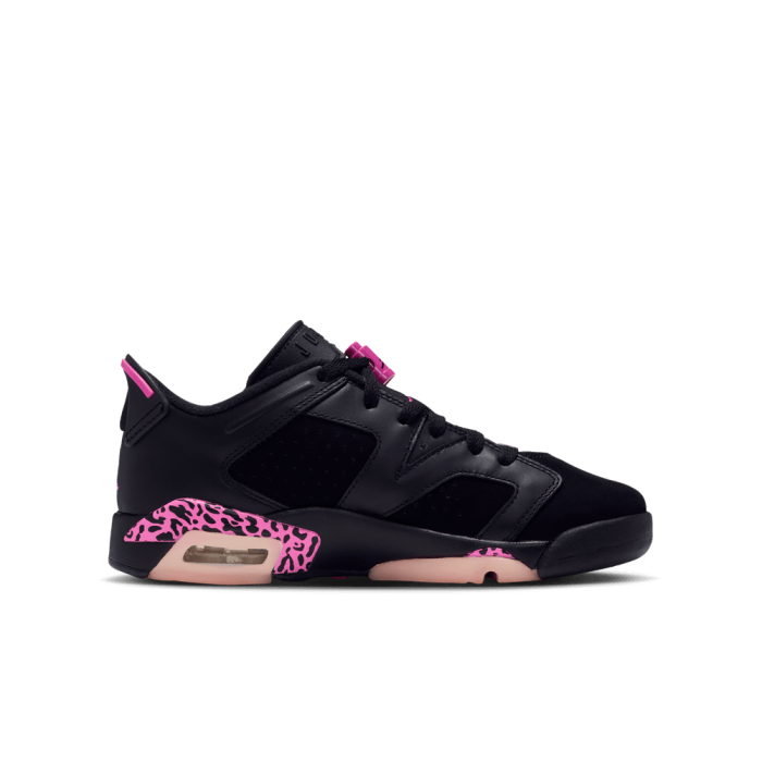 Air Jordan 6 Retro Low black/laser fuchsia-pink foam