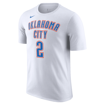 T-shirt Oklahoma City Thunder white/gilgeous-alexnr NBA