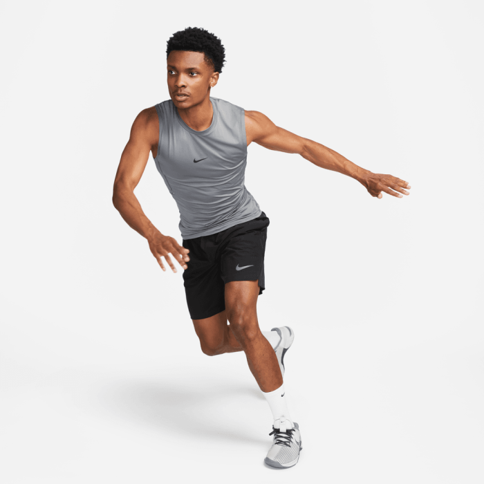 Maillot Nike Pro smoke grey/black