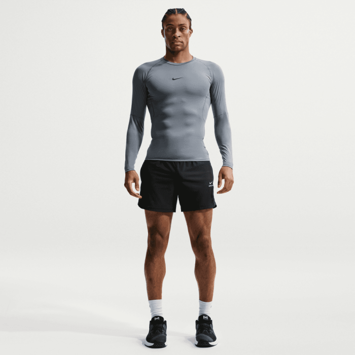 Sweat Nike Pro smoke grey/black