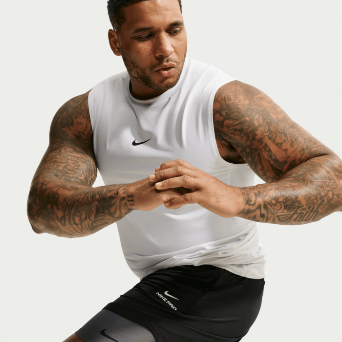 Short compression Nike Pro smoke grey/black