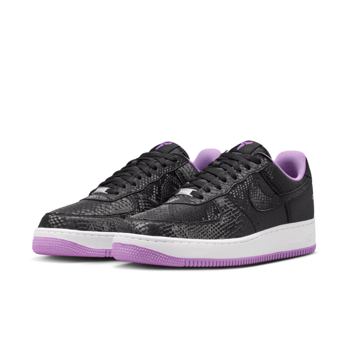 Nike Kobe Air Force 1 Low black/purple stardust-white