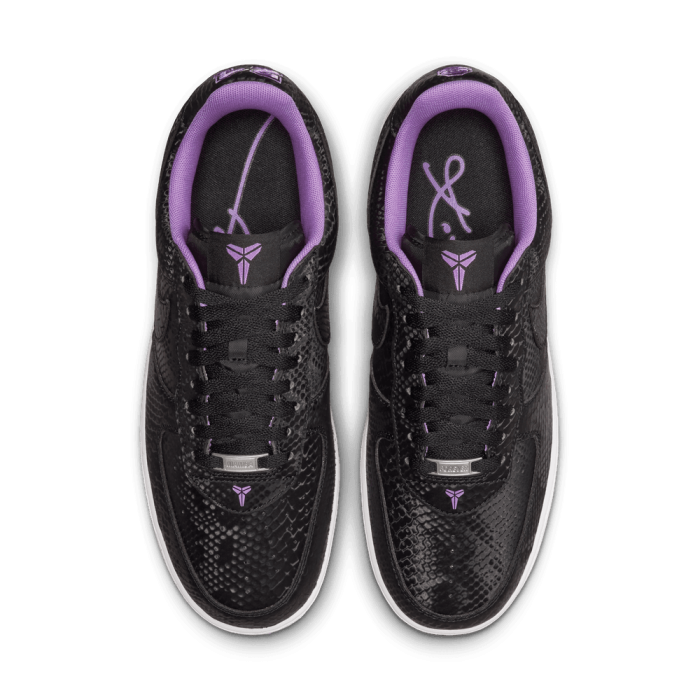 Nike Kobe Air Force 1 Low black/purple stardust-white