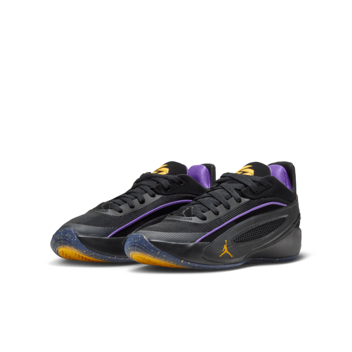Jordan Luka 5 black/varsity maize-purple venom