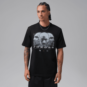 T-shirt Jordan Sport black/pure platinum