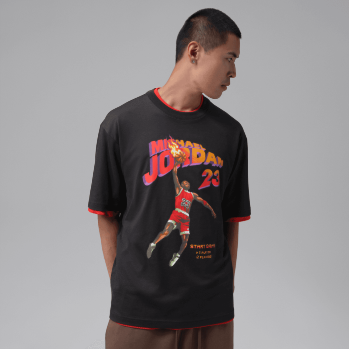 T-shirt Jordan Brooklyn off noir