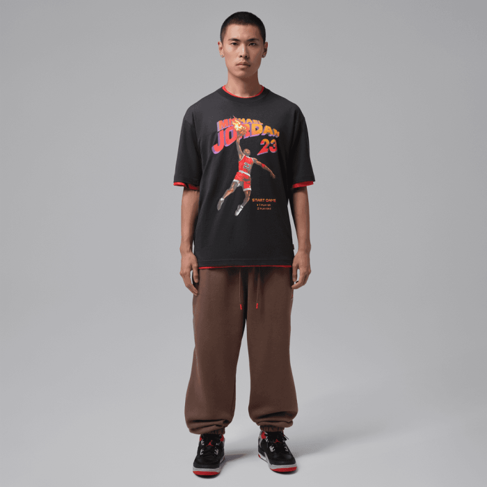 T-shirt Jordan Brooklyn off noir
