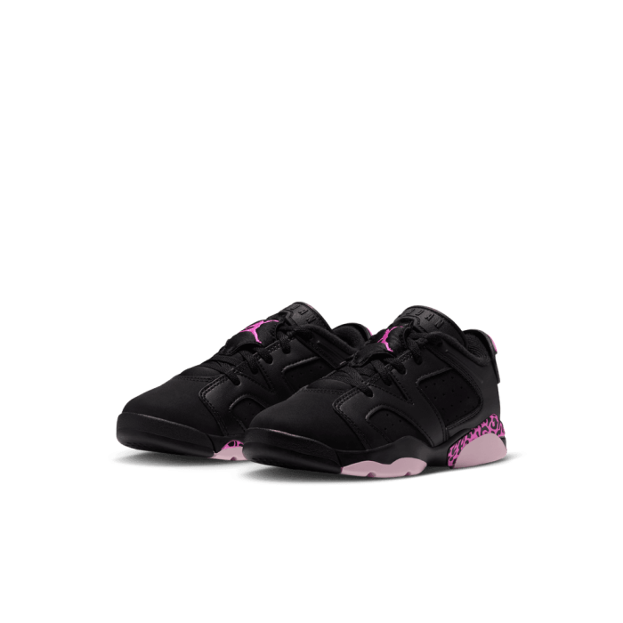 Jordan 6 Retro Low black/laser fuchsia-pink foam
