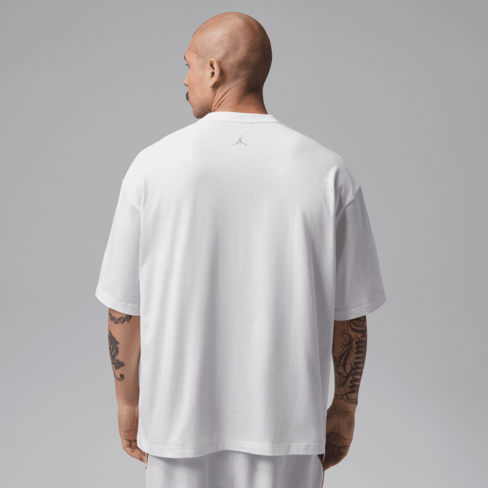 T-shirt Jordan summit white/aluminum