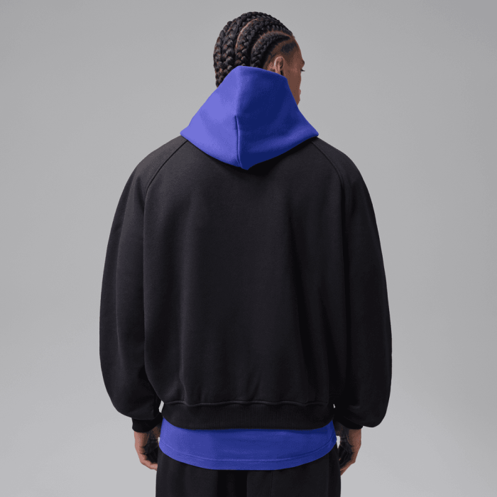 Sweat à capuche Jordan Brooklyn black/light concord
