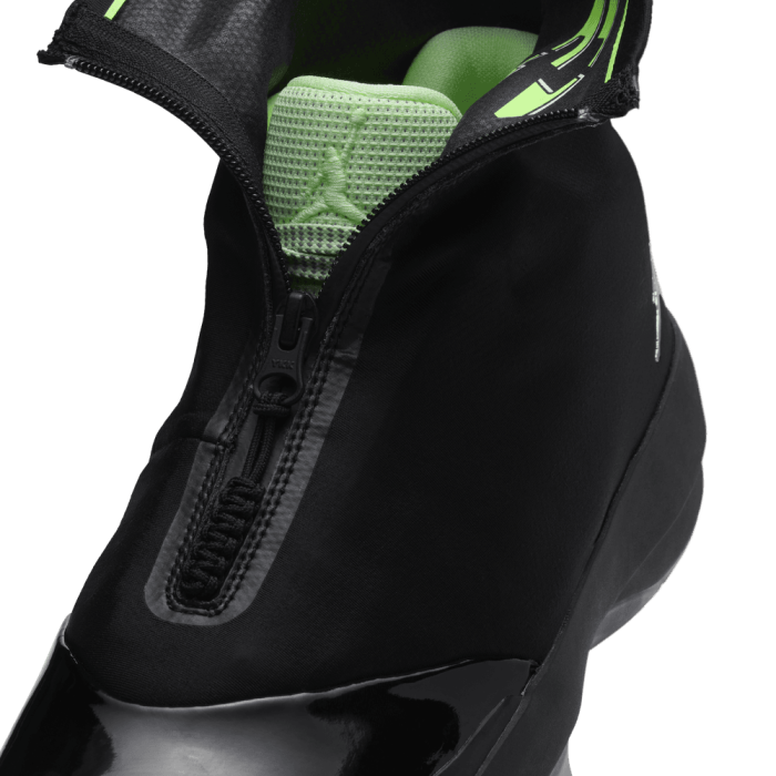 Air Jordan 40 "28" black/metallic silver-barely volt