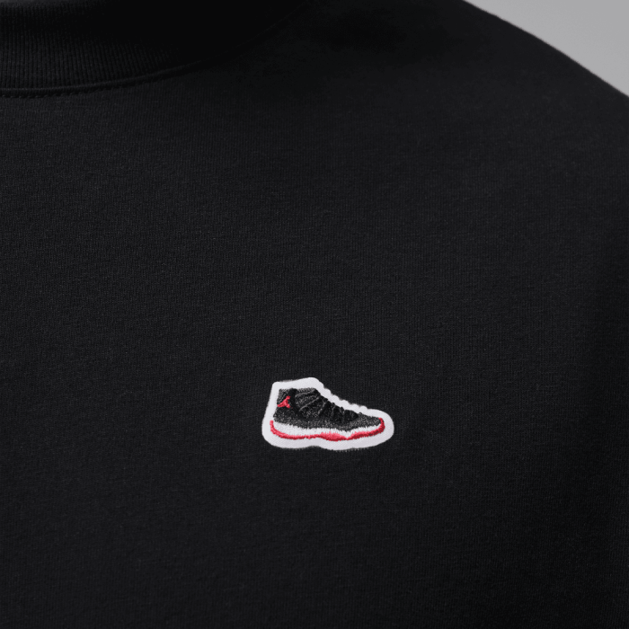 T-shirt Jordan Brand black/gym red