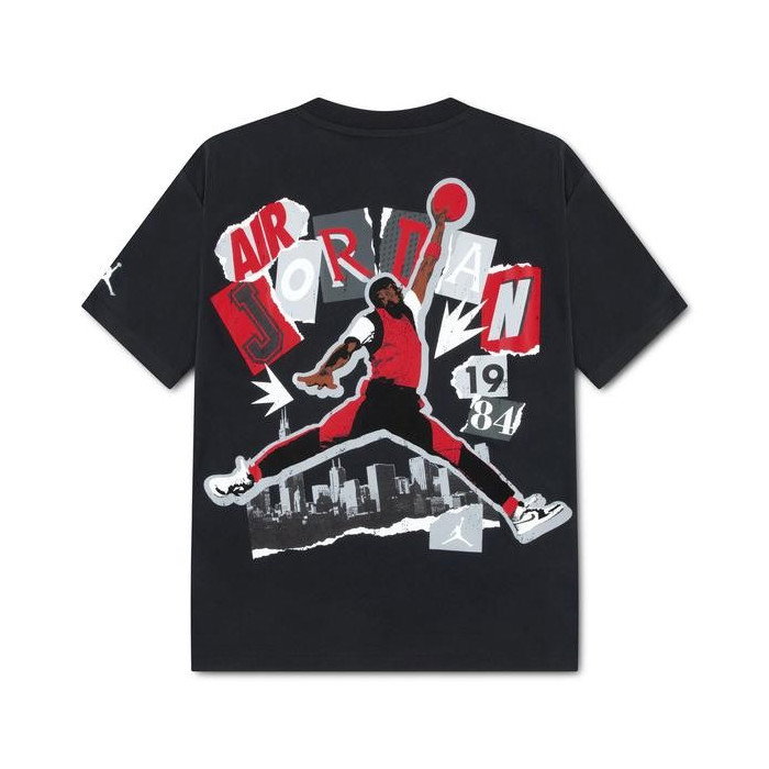 T-shirt Jordan Enfant JDB AJ Skyline Ransom SS Tee Black