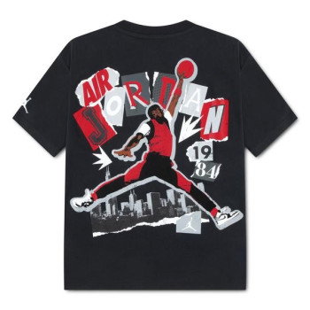T-shirt Jordan Enfant JDB AJ Skyline Ransom SS Tee Black