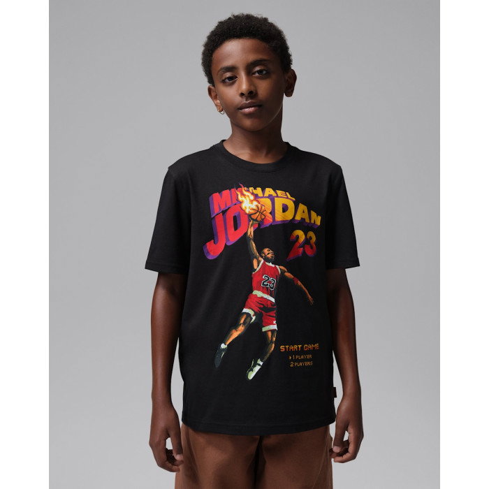 T-shirt Jordan Enfant JDB Video Game SS Tee Black