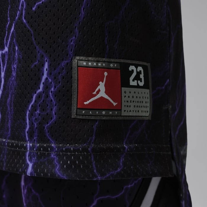 Maillot Jordan Enfant Jordan 23 Aop Jersey Black/Laser Purple