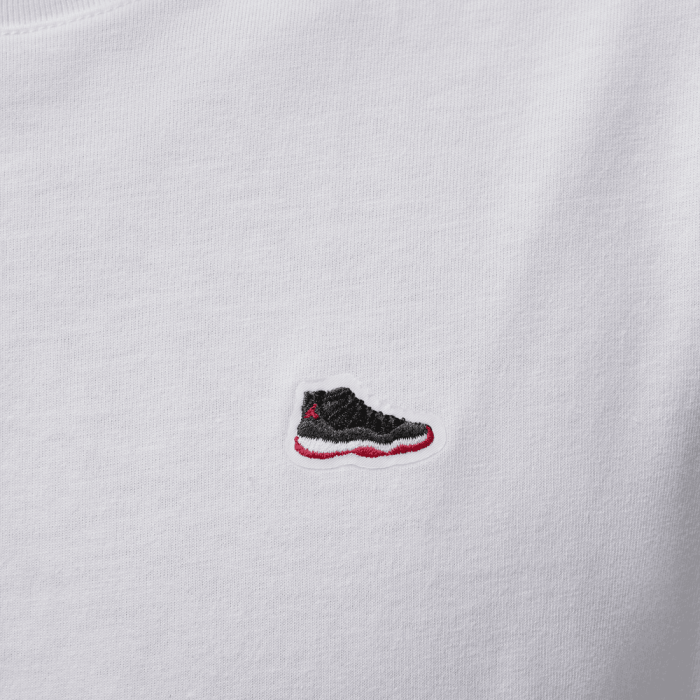 T-shirt Jordan Brand white/gym red
