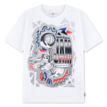 T-shirt Jordan Enfant JDB MJ Space Jam Sketch GFX SS White