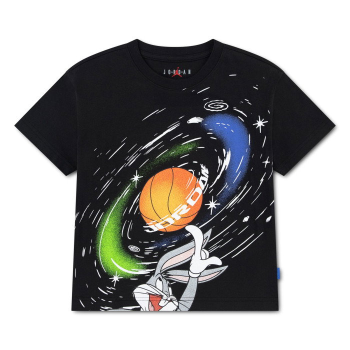 T-shirt Jordan Petit Enfant JDB Space Jam 30 Ball Spin SS Black