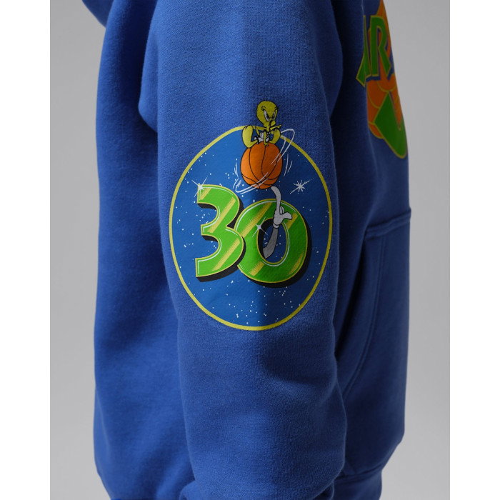 Sweat Jordan Enfant JDB&nbsp;Space&nbsp;Jam&nbsp;30&nbsp;PO Hoody Varsity Royal