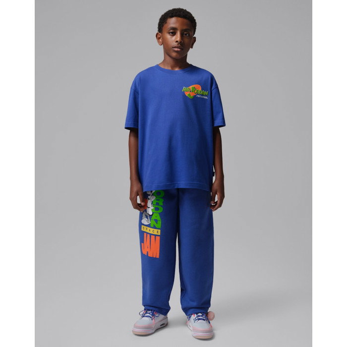 T-shirt Jordan Enfant JDB Space Jam 30 Pic SS Tee Varsity Royal