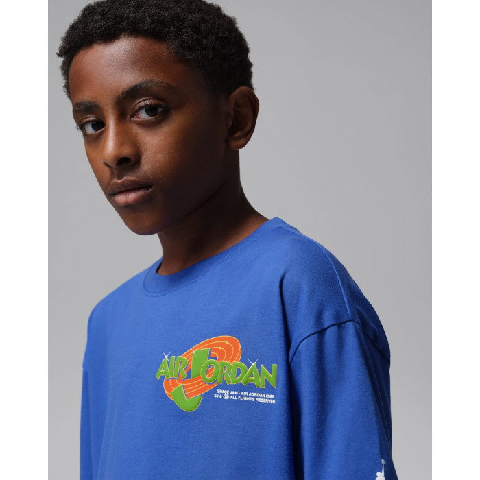 T-shirt Jordan Enfant JDB Space Jam 30 Pic SS Tee Varsity Royal