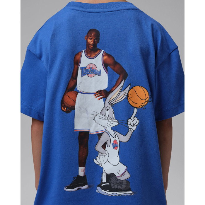 T-shirt Jordan Petit Enfant JDB Space Jam 30 Pic SS Tee Varsity Royal