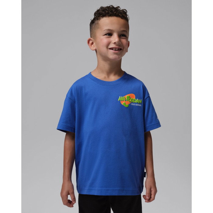 T-shirt Jordan Petit Enfant JDB Space Jam 30 Pic SS Tee Varsity Royal