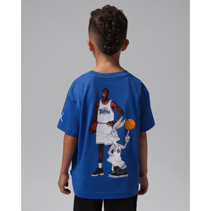 T-shirt Jordan Petit Enfant JDB Space Jam 30 Pic SS Tee Varsity Royal
