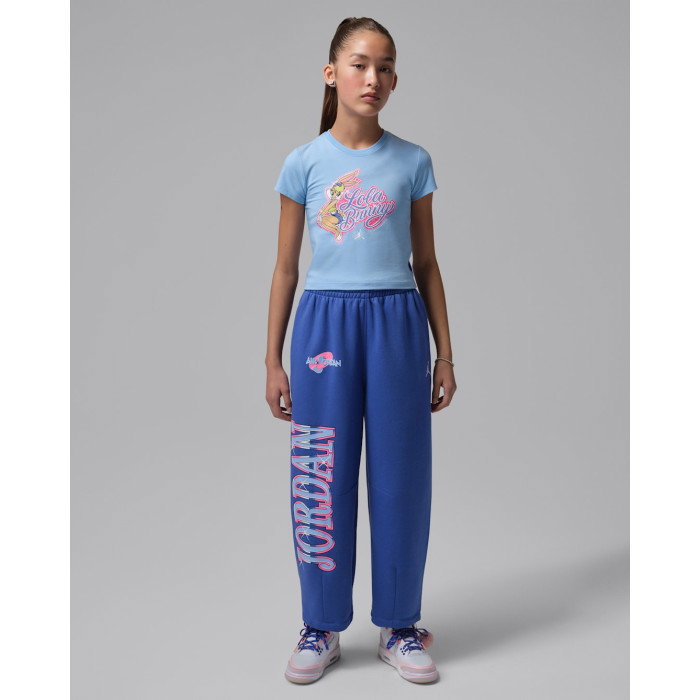 T-shirt Jordan Enfant JDG Space Jam 30 Lola SS Tee Aluminum