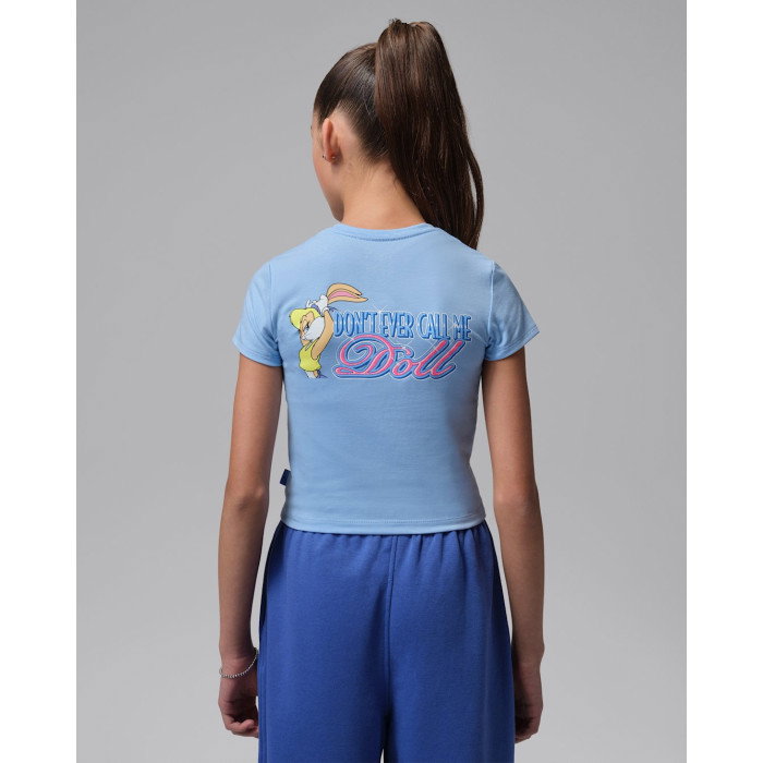 T-shirt Jordan Enfant JDG Space Jam 30 Lola SS Tee Aluminum