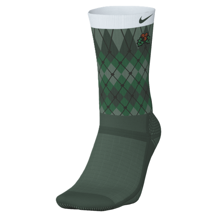 Chaussettes Nike Elite Crew Xmas Green